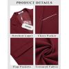 imageCOOFANDY Mens Casual Blazer Slim Fit Sport Coat Suit Jacket Lightweight Two Button Blazer JacketWine Red