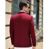 imageCOOFANDY Mens Casual Blazer Slim Fit Sport Coat Suit Jacket Lightweight Two Button Blazer JacketWine Red