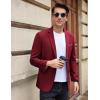 imageCOOFANDY Mens Casual Blazer Slim Fit Sport Coat Suit Jacket Lightweight Two Button Blazer JacketWine Red
