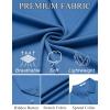 imageCOOFANDY Mens Dress Shirts Button Down Short Sleeve Shirt Summer Shirts Casual Wrinkle Free Muscle Fit ShirtsBlue
