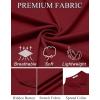 imageCOOFANDY Mens Dress Shirts Button Down Short Sleeve Shirt Summer Shirts Casual Wrinkle Free Muscle Fit ShirtsDeep Red