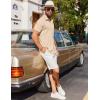 imageCOOFANDY Mens Dress Shirts Button Down Short Sleeve Shirt Summer Shirts Casual Wrinkle Free Muscle Fit ShirtsKhaki