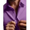 imageCOOFANDY Mens Dress Shirts Button Down Short Sleeve Shirt Summer Shirts Casual Wrinkle Free Muscle Fit ShirtsLilac Purple