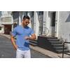 imageCOOFANDY Mens Knit Henley Shirts Short Sleeve Casual Basic Tee Summer Button Soild T ShirtsBlue
