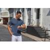 imageCOOFANDY Mens Knit Henley Shirts Short Sleeve Casual Basic Tee Summer Button Soild T ShirtsNavy Blue
