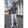 imageCOOFANDY Mens Knit Henley Shirts Short Sleeve Casual Basic Tee Summer Button Soild T ShirtsNavy Blue