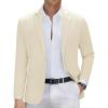 imageCOOFANDY Mens Casual Blazer Slim Fit Sport Coat Suit Jacket Lightweight Two Button Blazer JacketBeige