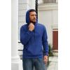 imageCOOFANDY Mens Hooded Sweatshirt Long Sleeve Casual Corduroy Drawstring Pullover Hoodies with PocketBlue