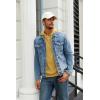 imageCOOFANDY Mens Hooded Sweatshirt Long Sleeve Casual Corduroy Drawstring Pullover Hoodies with PocketYellow
