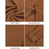 imageCOOFANDY Mens Long Sleeve Button Down Shirt Casual Lightweight Shacket Spring Fall Shirt Jacket Overshirt with PocketsLight Brown