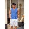 imageCOOFANDY Mens Casual Tank Tops Knit Crew Neck Sleeveless Shirts Summer Beach Tank Top Muscle Tee ShirtsBlue