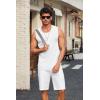 imageCOOFANDY Mens Casual Tank Tops Knit Crew Neck Sleeveless Shirts Summer Beach Tank Top Muscle Tee ShirtsWhite