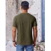 imageCOOFANDY Mens T Shirt Short Sleeve Crew Neck TShirt Casual Summer Classic Basic Tee ShirtsArmy Green