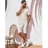 imageCOOFANDY Mens T Shirt Short Sleeve Crew Neck TShirt Casual Summer Classic Basic Tee ShirtsBeige