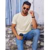 imageCOOFANDY Mens T Shirt Short Sleeve Crew Neck TShirt Casual Summer Classic Basic Tee ShirtsBeige