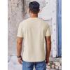 imageCOOFANDY Mens T Shirt Short Sleeve Crew Neck TShirt Casual Summer Classic Basic Tee ShirtsBeige