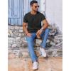imageCOOFANDY Mens T Shirt Short Sleeve Crew Neck TShirt Casual Summer Classic Basic Tee ShirtsBlack