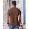 imageCOOFANDY Mens T Shirt Short Sleeve Crew Neck TShirt Casual Summer Classic Basic Tee ShirtsBrown