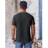 imageCOOFANDY Mens T Shirt Short Sleeve Crew Neck TShirt Casual Summer Classic Basic Tee ShirtsDark Grey