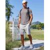 imageCOOFANDY Mens T Shirt Short Sleeve Crew Neck TShirt Casual Summer Classic Basic Tee ShirtsLight Grey