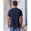 imageCOOFANDY Mens T Shirt Short Sleeve Crew Neck TShirt Casual Summer Classic Basic Tee ShirtsNavy Blue
