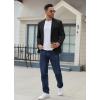 imageCOOFANDY Mens Casual Blazer Regular Fit Lightweight Two Button Sport Coat Suit JacketBlack