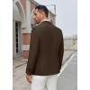 imageCOOFANDY Mens Casual Blazer Regular Fit Lightweight Two Button Sport Coat Suit JacketBrown