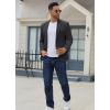 imageCOOFANDY Mens Casual Blazer Regular Fit Lightweight Two Button Sport Coat Suit JacketDrak Grey