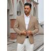 imageCOOFANDY Mens Casual Blazer Regular Fit Lightweight Two Button Sport Coat Suit JacketKhaki