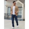 imageCOOFANDY Mens Casual Blazer Regular Fit Lightweight Two Button Sport Coat Suit JacketKhaki