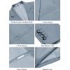imageCOOFANDY Mens Casual Blazer Regular Fit Lightweight Two Button Sport Coat Suit JacketLight Blue