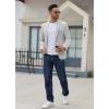 imageCOOFANDY Mens Casual Blazer Regular Fit Lightweight Two Button Sport Coat Suit JacketLight Grey