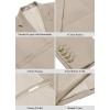 imageCOOFANDY Mens Casual Blazer Regular Fit Lightweight Two Button Sport Coat Suit JacketLight Khaki