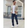 imageCOOFANDY Mens Casual Blazer Regular Fit Lightweight Two Button Sport Coat Suit JacketLight Khaki