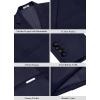 imageCOOFANDY Mens Casual Blazer Regular Fit Lightweight Two Button Sport Coat Suit JacketNavy Blue