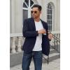 imageCOOFANDY Mens Casual Blazer Regular Fit Lightweight Two Button Sport Coat Suit JacketNavy Blue