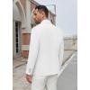 imageCOOFANDY Mens Casual Blazer Regular Fit Lightweight Two Button Sport Coat Suit JacketWhite