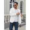 imageCOOFANDY Mens Casual Blazer Regular Fit Lightweight Two Button Sport Coat Suit JacketWhite
