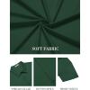 imageCOOFANDY Mens Short Sleeve Dress Shirts Wrinkle Free Casual Button Down Shirts Summer Untucked Dress ShirtArmy Green