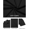 imageCOOFANDY Mens Short Sleeve Dress Shirts Wrinkle Free Casual Button Down Shirts Summer Untucked Dress ShirtBlack