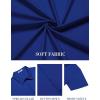 imageCOOFANDY Mens Short Sleeve Dress Shirts Wrinkle Free Casual Button Down Shirts Summer Untucked Dress ShirtDark Blue