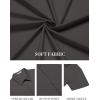 imageCOOFANDY Mens Short Sleeve Dress Shirts Wrinkle Free Casual Button Down Shirts Summer Untucked Dress ShirtDark Grey