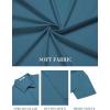 imageCOOFANDY Mens Short Sleeve Dress Shirts Wrinkle Free Casual Button Down Shirts Summer Untucked Dress ShirtDeep Blue