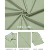 imageCOOFANDY Mens Short Sleeve Dress Shirts Wrinkle Free Casual Button Down Shirts Summer Untucked Dress ShirtLight Green