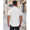 imageCOOFANDY Mens Short Sleeve Dress Shirts Wrinkle Free Casual Button Down Shirts Summer Untucked Dress ShirtWhite