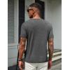 imageCOOFANDY Mens T Shirts Short Sleeve Soft Crew Neck Lightweight Tee Shirts Casual Summer Basic TopsAdark Grey