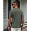 imageCOOFANDY Mens T Shirts Short Sleeve Soft Crew Neck Lightweight Tee Shirts Casual Summer Basic TopsArmy Green