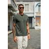 imageCOOFANDY Mens T Shirts Short Sleeve Soft Crew Neck Lightweight Tee Shirts Casual Summer Basic TopsC BlackNavy BlueArmy Green 3 Pack