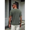 imageCOOFANDY Mens T Shirts Short Sleeve Soft Crew Neck Lightweight Tee Shirts Casual Summer Basic TopsC BlackNavy BlueArmy Green 3 Pack