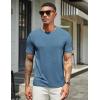 imageCOOFANDY Mens T Shirts Short Sleeve Soft Crew Neck Lightweight Tee Shirts Casual Summer Basic TopsDark Blue